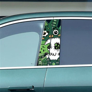 Car Vinyl Sticker B Pillar Decoration