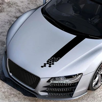 Car Hood Bonnet Sticker Racing Style Vinyl Decal