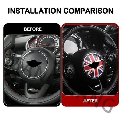 Car Steering Wheel Sticker For Mini Cooper