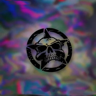 Car Styling Vinyl Sticker For For Pentagram Skull