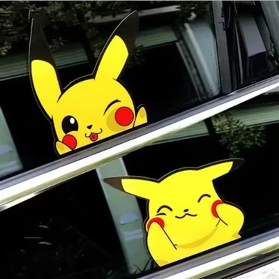 Cartoon Pikachu Car Stickers