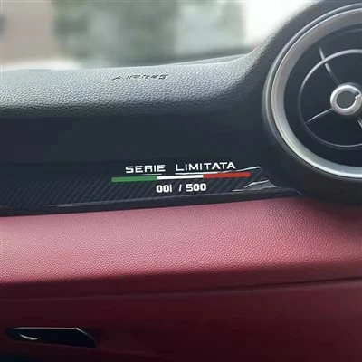 Consolelimited Edition Sticker For Alfa Romeo