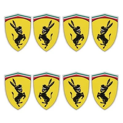 Car Sticker Funny Donkey Pattern Decal