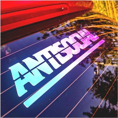 Antisocial Decal Windshield Banner