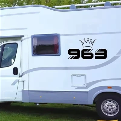 Design Vinyl Sticker For Camper