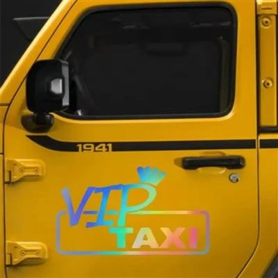 Vip Taxi Decal Sticker