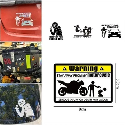 Dont Touch Warning Mark Creative Funny Stickers