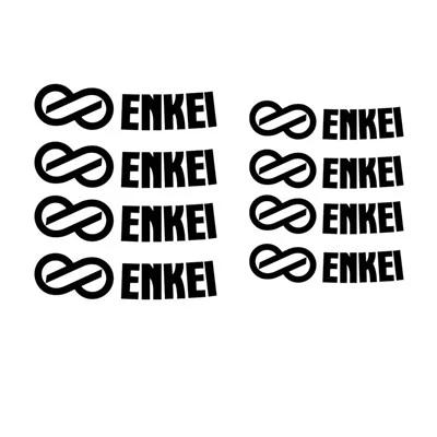 Enkei Wheel Decals Logo Die Cut Stickers