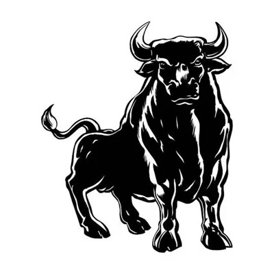 Spanish Bull Mighty Styling Vinyl Cool Car Sticker