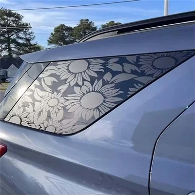 Leopard Cheetah Rear Side Quarter Window Decals