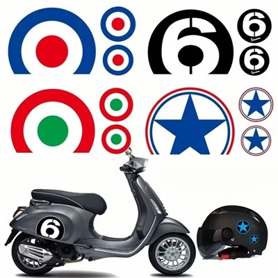 Motorcycle Air Force Style Badge Sticker