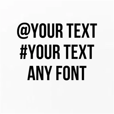 Custom Social Media Vinyl Stickers
