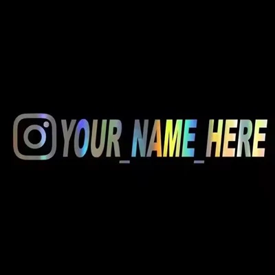 Facebook User Name Custom Needs Decals