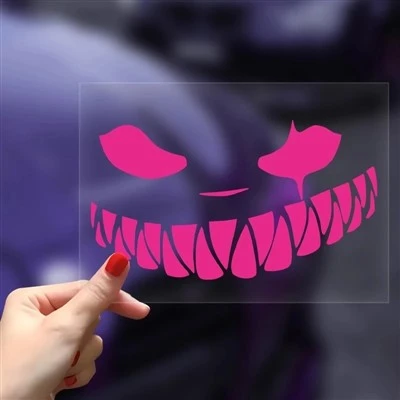 Demon Smiley Motorcycle Sticker Waterproof
