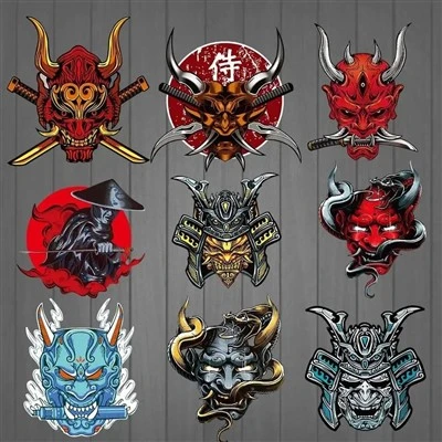 JDM Reflective Japanese Onimusi Stickers