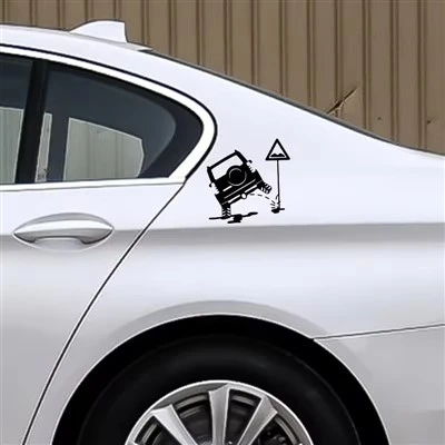 Jeep Is Peeing Auto Car Stickers