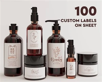Label Sticker Custom Sheet Vinyl Labels