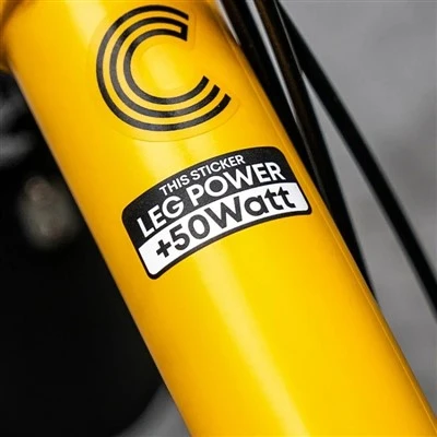 LEG POWER Watt Bicycle Frame Stickers