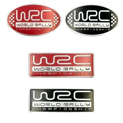 Metal WRC Emblems Badge Decal