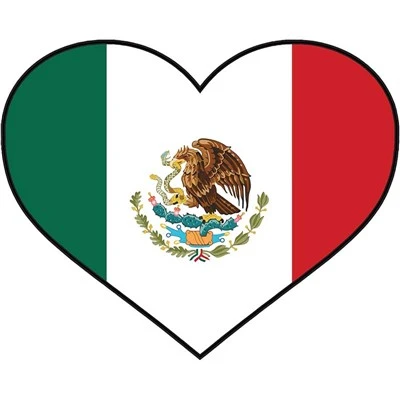 Mexico Flag Decal Sticker
