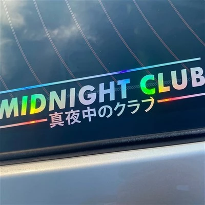 Midnight Club Vinyl Decal JDM Window Sticker
