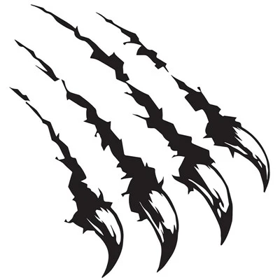 Monster Claw car sticker