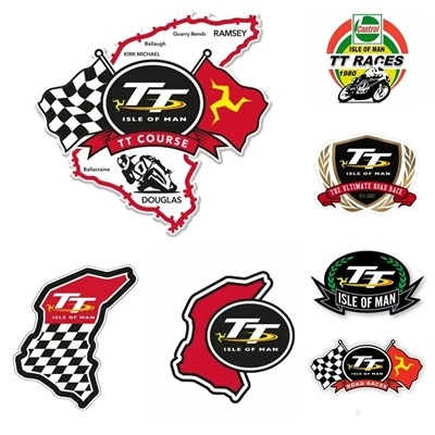 Motorcycle I-Isles Of Man TT Moto Sticker