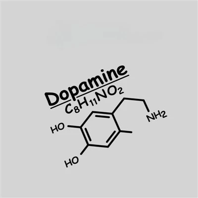 Motorcycle Stickers Dopamine C8H11NO2 Decals