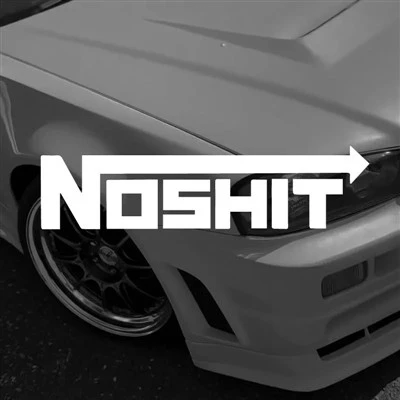 NOSHIT Nos Style Decal Funny For Car