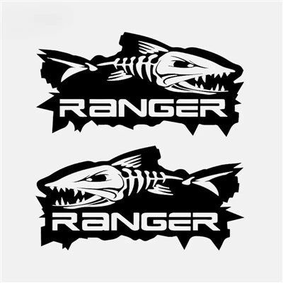 RANGER Fish Ute Pair Big Fishing Boat Car Stickers