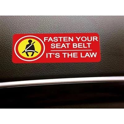 Fasten Your Seat Belt Sticker