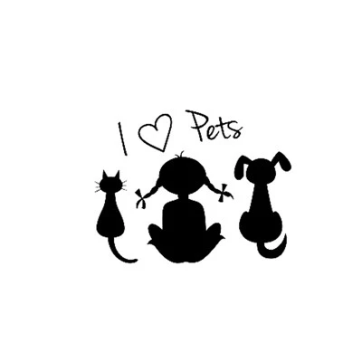 Scratch Baby Girl Dog Cat Car Cartoon Sticker