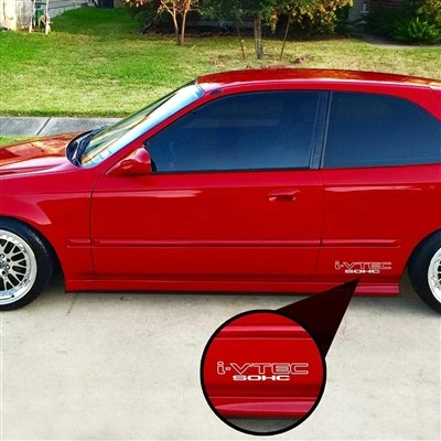 Sport Racing I-VTEC SOHC 2 PACK Car Decals