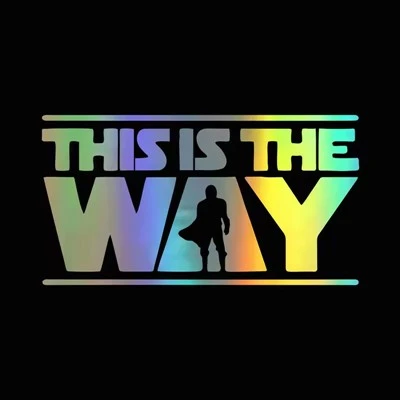 This Is The Way Car Sticker