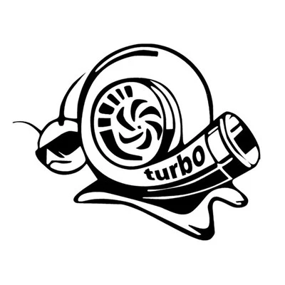 Turbo Stryle Car Body Window Sticker