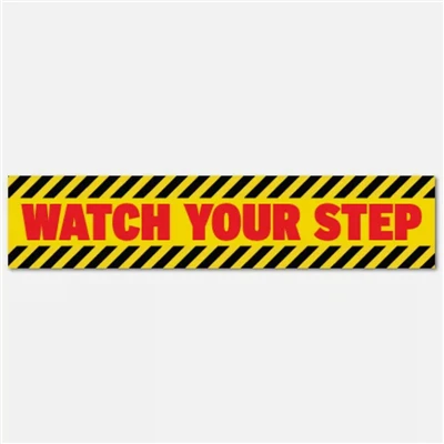 Warning Sticker For Caution
