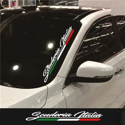 Windshield Sticker For Fiat 500 Abarth Alfa Romeo