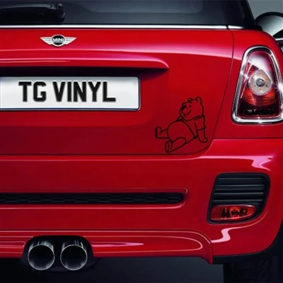 Winnie Bear Window Sticker