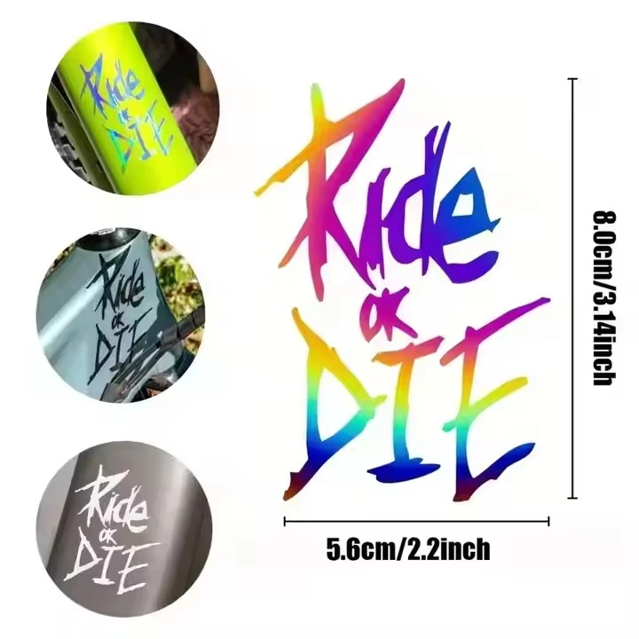 Sticker Ride Or Die Top Tube Sticker