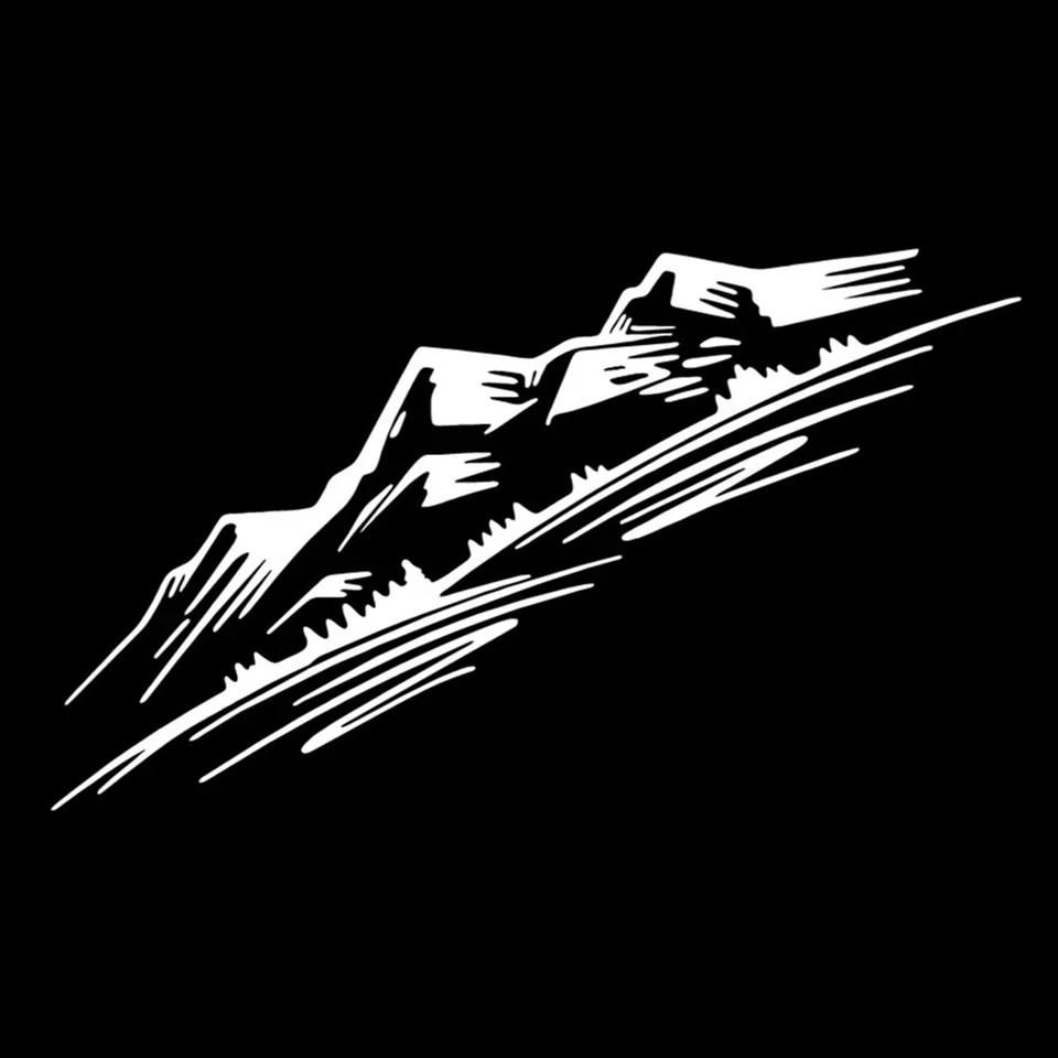 Tree Mountain Decal For Car And Camper suppliers
