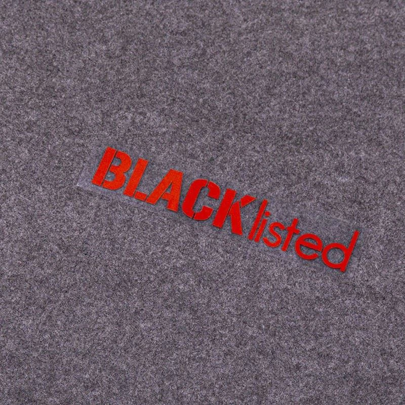 Waterproof Car Sticker Vinyl Reflective Black Listed