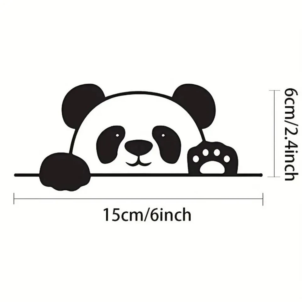 Waterproof Peeking Panda Car Stickers price