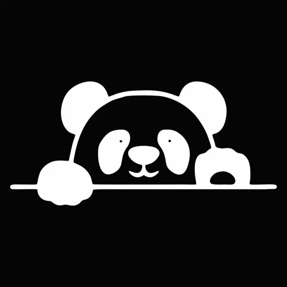 Waterproof Peeking Panda Car Stickers suppliers